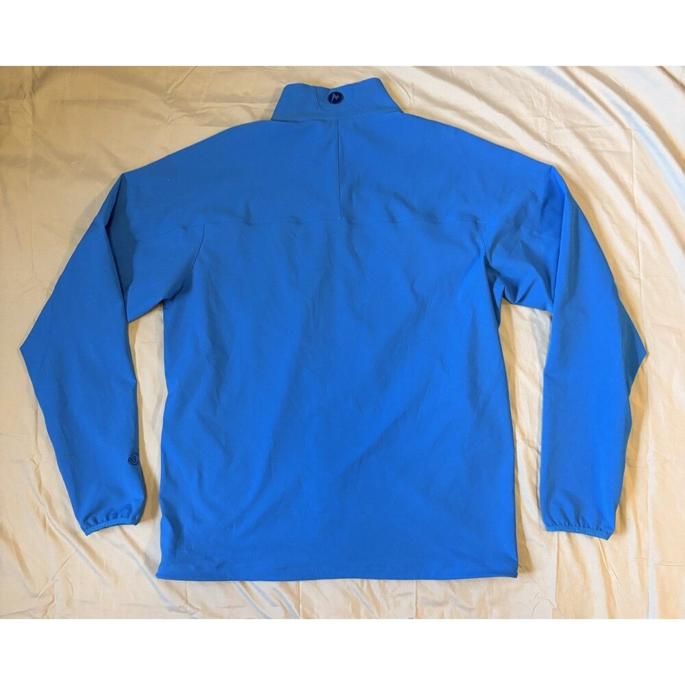 Marmot Softshell Jacket Mens XL Blue M3 Full Zip Wind Resistant L900936 Coat - Picture 4 of 7